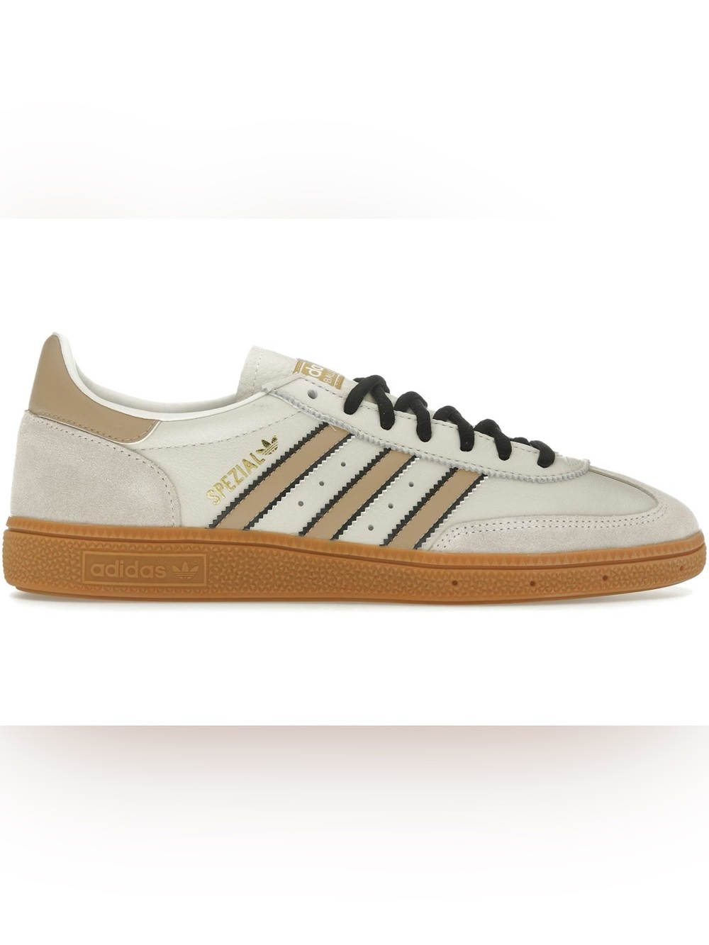 Adidas Spezial Cream & Gum Leather Sneakers for Women